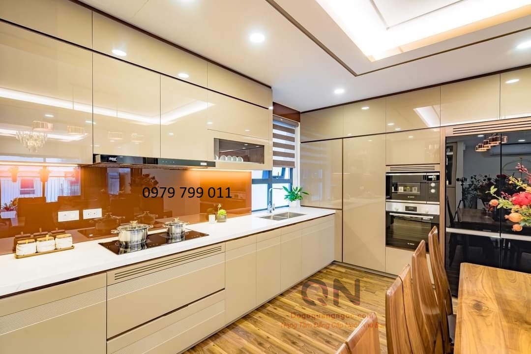 tủ bếp gỗ an cường